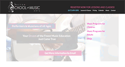 Desktop Screenshot of bostonschoolofmusicarts.com